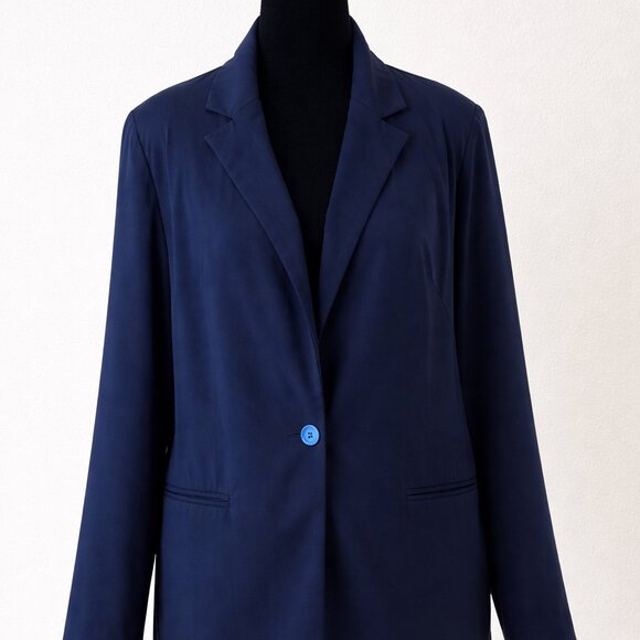 Lane Bryant Jackets & Blazers - NWOT Lane Bryant Deep Blue Jacket – Size 16W